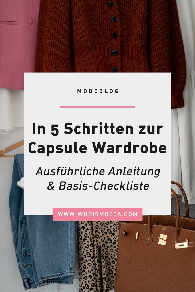 Minimalismus im Kleiderschrank: die perfekte Capsule Wardrobe Anleitung