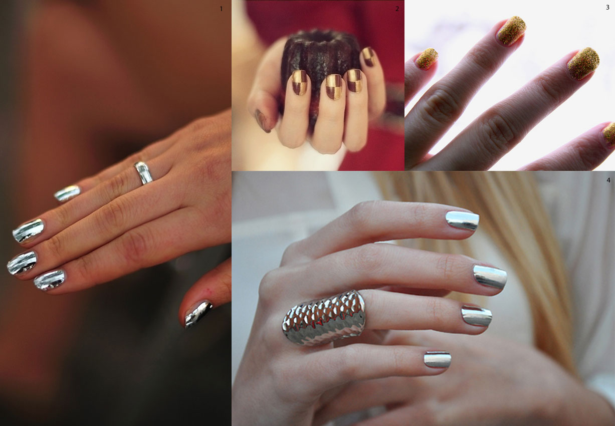 metallic-nails