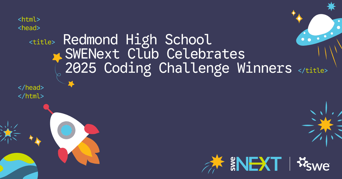 Redmond High School SWENext Club Celebrates 2025 Coding Challenge Winners